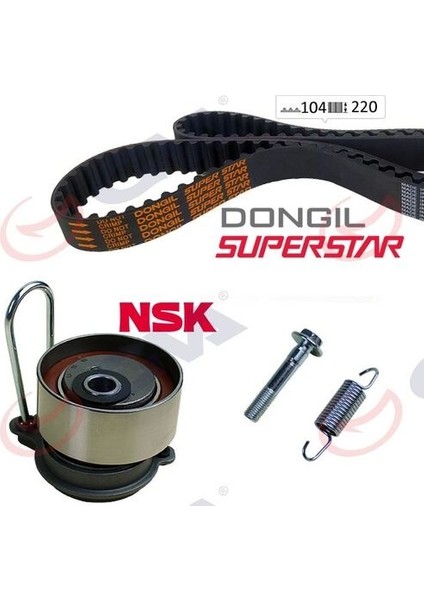 59T9221DO Eksantrik Gergi Seti 104×220 Cıvıc Vı 1.6 Ie 1.7 Ie