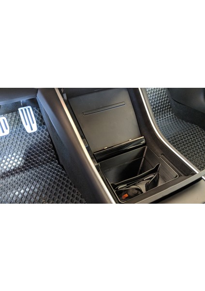Tesla Model 3 Merkez Konsolu Çöp ve Depolama Kutusu (Plastik Aparattır!!!)