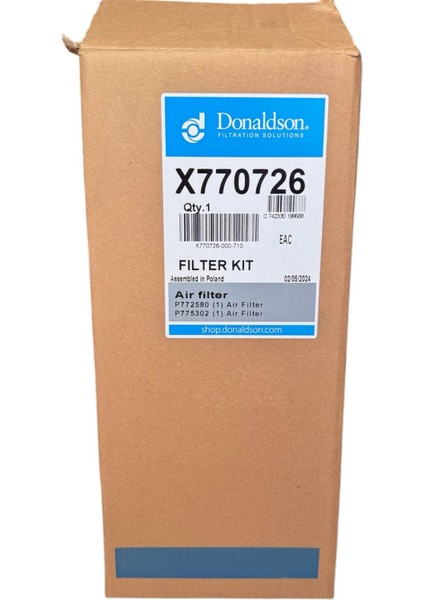 New Holland Td - Case Hava Filtresi Takım Donaldson X770726