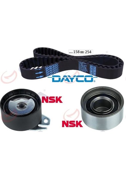 59T2140D Eksantrik Gergi Kiti 158X254 Brava 95-01- Doblo 01-Palio-Albea 96-Marea 97-02 1.6 K015432XS 71736715