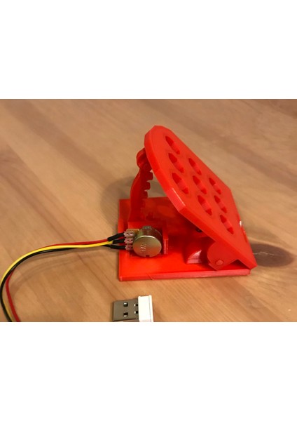 Pédale / Pedal / Gaz Kart, Güç Tekerleği Için Potansiyometre ile Gaz Gazı (Plastik Aparattır!!!)
