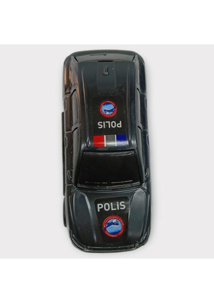 Çek Bırak Togg Polis Arabası -Siyah Hatchback