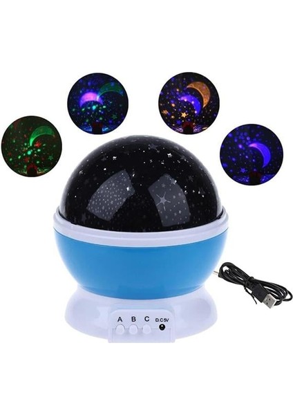Starmaster Klc-03 Yıldız Yansıtmalı Küre Tip Gece Lambası