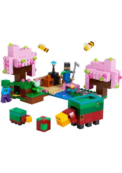 21260 LEGO Minecraft Kiraz Çiçeği Bahçesi 304 Parça +8 Yaş