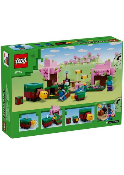 21260 LEGO Minecraft Kiraz Çiçeği Bahçesi 304 Parça +8 Yaş