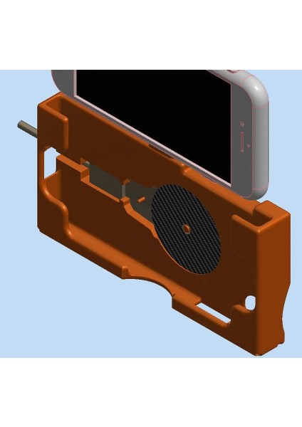 Ram Ball ile Mc Için iPhone 7/8 Endüktif Şarj Cihazı (Plastik Aparattır!!!)