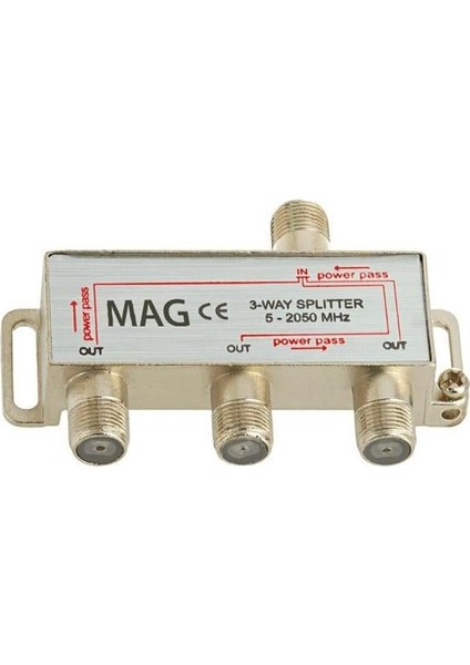 Mag 1/3 Splitter 5-2500 Mhz