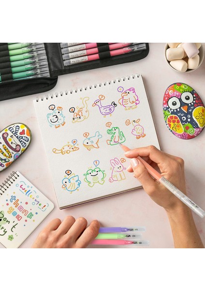 24 Renkli Su Bazlı Kalem, Yüksek Değerli Kalem, Akrilik Jel Kalem, Renkli Not Defteri Fırçası, Işaretleyici Kalem (Yurt Dışından) fiyatları