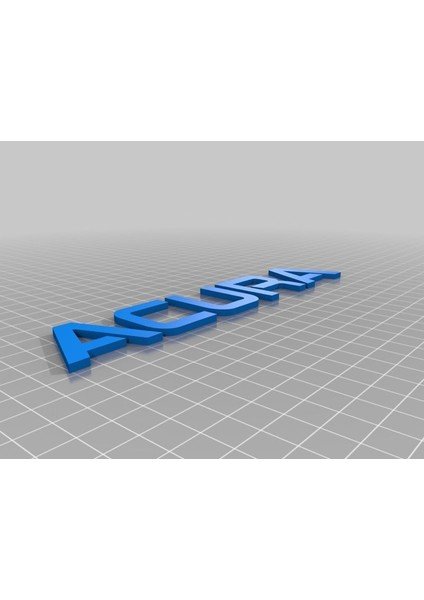 Acura Logo Metni (Plastik Aparattır!!!)