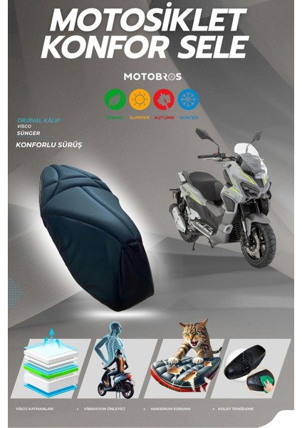 Mondial Ressivo 125-250 Uyumlu Konfor Sele Kılıfı