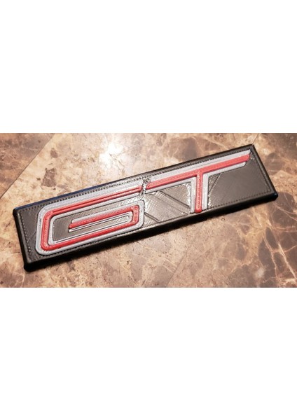 Pontiac Fiero Için Arka Gt Amblemi (Kavisli Dahil) (Plastik Aparattır!!!)