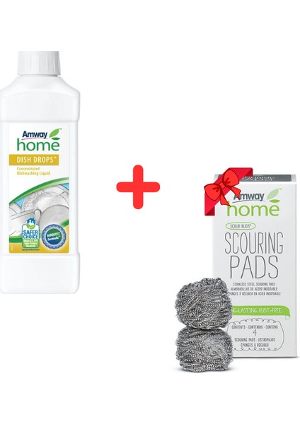 Sıvı Bulaşık Deterjanı + Amway Scouring Pads