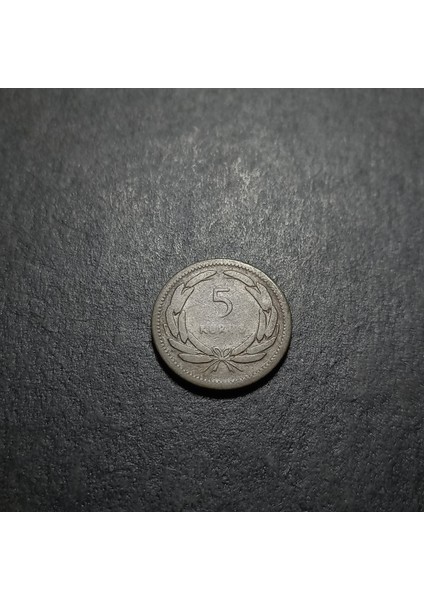 39963683507E2TZL18 1949/1950/1951 Haliyle 5 Kuruş Eski Madeni Para