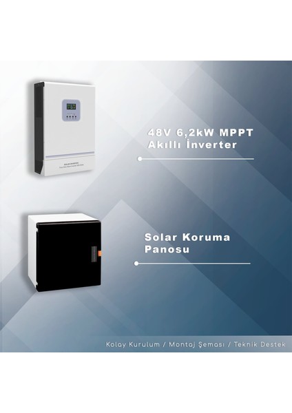 6 Kw Maxı Solar Paket Sistem (6000W/GÜN)