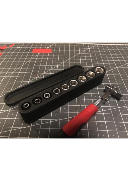 1/ 4 "lidl Parkside Mini Soket Set Tutucu. (Plastik Aparattır!!!)