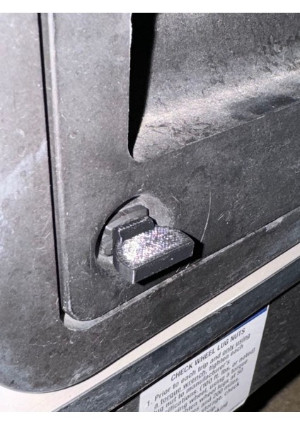 Kolay Açık Dometik Rv Buzdolabı Havalandırma Kapı Mandal Klipsi (Plastik Aparattır!!!)