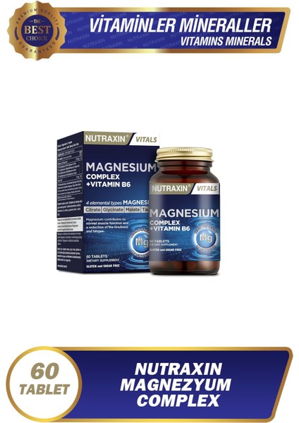 Magnesium Complex Vitamin B6 60 Tablet