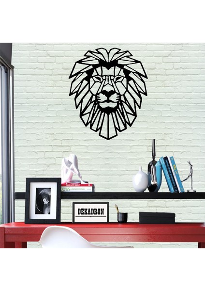Aslan Kafası Metal Tablo