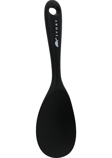 Silikon - Siyah Pilav Servis Kaşık 22CM