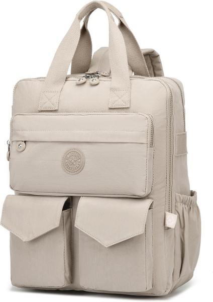 Smartbags Büyük Boy Krinkıl Kumaş Kadın Sırt Çantası 2022-1175 Bej fiyatları