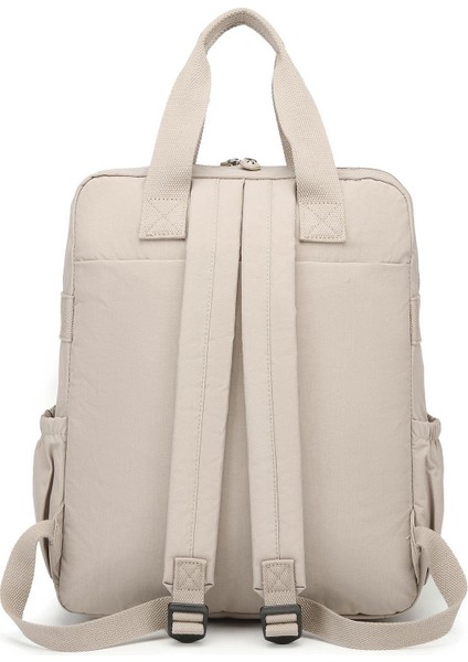 Smartbags Büyük Boy Krinkıl Kumaş Kadın Sırt Çantası 2022-1175 Bej modelleri