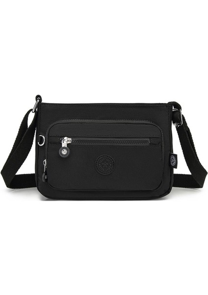 Smartbags Krinkıl Kumaş Kadın Çapraz Çanta 2022-3270 Siyah