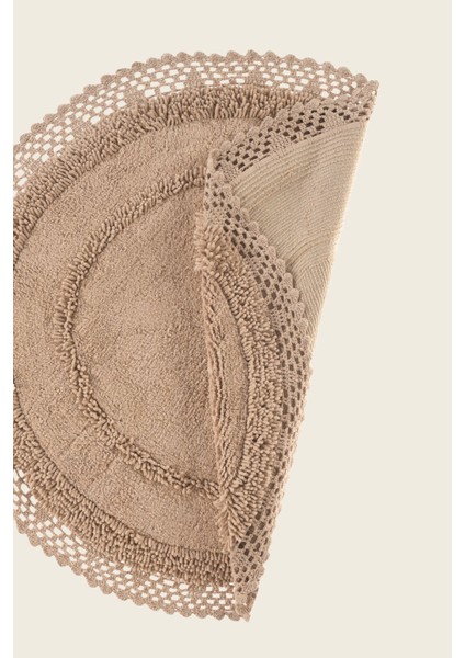 Moon %100 Pamuk Banyo Paspası MOCHA120X120