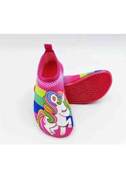 Deniz Atı Karikatür Baskılı Deniz Ayakkabısı