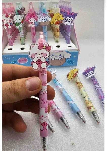 Sanrio Kawaii Tükenmez Kalemler Kromi My Melodi Cinnamorol Hediyelik Model Seçenekli 1ADET