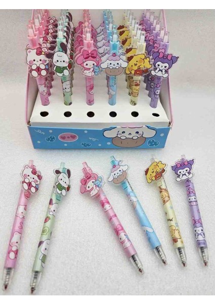 Sanrio Kawaii Tükenmez Kalemler Kromi My Melodi Cinnamorol Hediyelik Model Seçenekli 1ADET