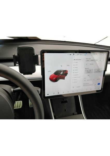 Tesla Model 3 Model Y Merkez Konsolu Telefon Montajı V2 (Plastik Aparattır!!!)
