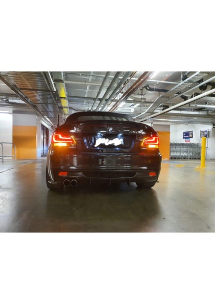 Bmw M Sport 1 Serisi E82 E88 Arka Difüzör Kanatçıkları (Plastik Aparattır!!!) fırsatları