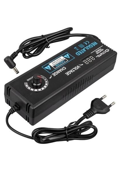 Powermaster PM-22380 3 Volt - 12 Volt - 10 Amper 5.5*2.5 mm Uçlu Voltaj Kademeli Adaptör