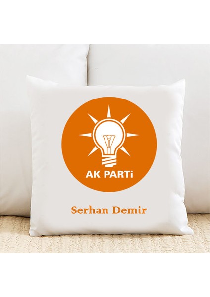Ak Parti Kişiye Özel Yastık Kılıfı PI198