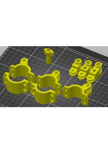 Ktm Duke Gopro / Osmo Action Cam Mount (Plastik Aparattır!!!)