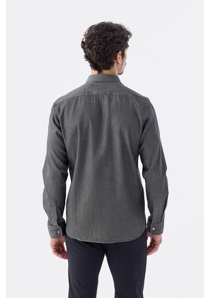 Siyah Comfort Fit Cepli Çıtçıtlı Pamuk Kot Gömlek fırsatları