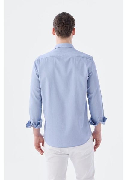 Mavi Comfort Fit Cepli Çıtçıtlı %100 Pamuk Kot Gömlek fırsatları