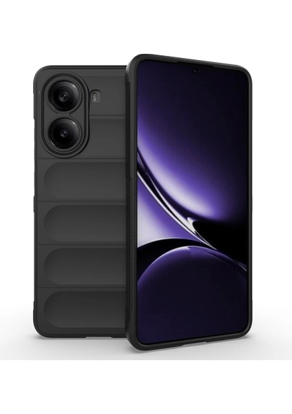 Xiaomi Poco X7 Pro Uyumlu Kılıf Esnek Tpu Oyuklu Arka Yüzey Tasarımlı Etnik Silikon Kapak