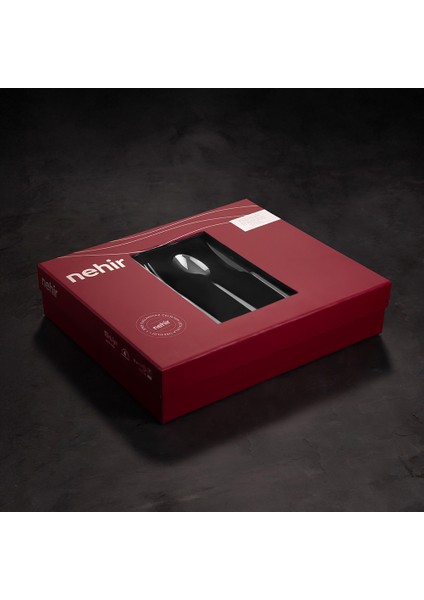 Fulya Saten 12 Kişilik 60 Parça Kutulu Çatal Kaşık Takımı modelleri