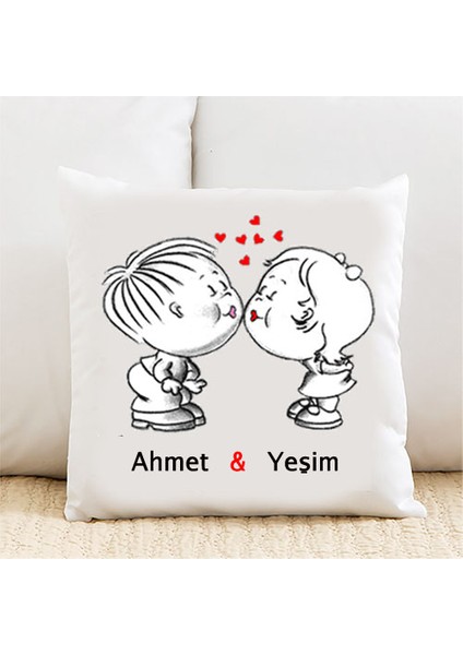 Seni Seviyorum Kişiye Özel Yastık Kılıfı PI152