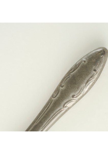 Vintage 18 Parça 6 Kişilik Tatlı Çatal Kaşık Bıçak Takımı Silver