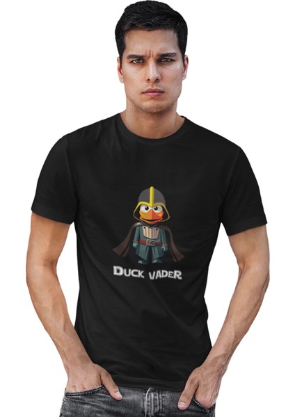 Duck Vader Baskılı Eğlenceli Unisex T-Shirt