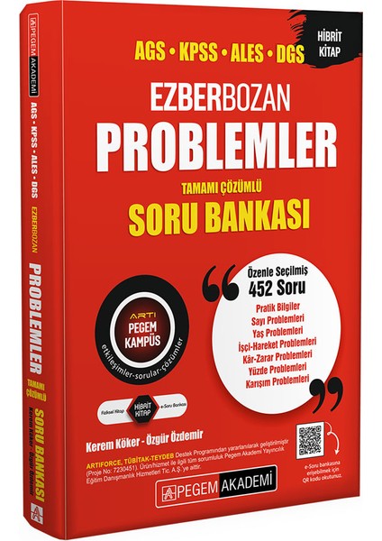 Ezberbozan KPSS ALES DGS Problemler Tamamı Çözümlü Soru Bankası