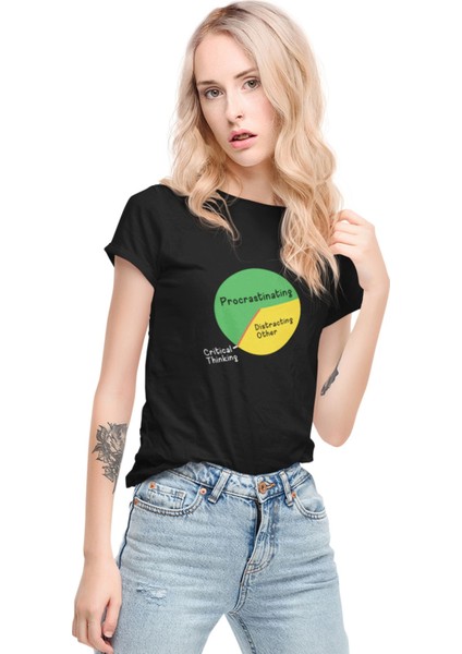 Michael Scott Procrastination The Office Baskılı Hediyelik Renkli Unisex T-Shirt