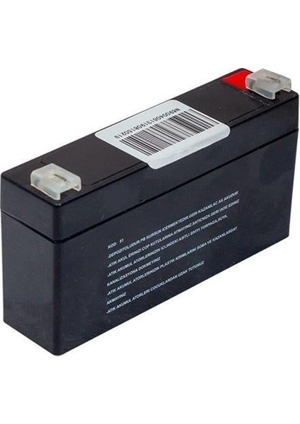 Atex 6 Volt 1.3 Ah Kuru Akü Ax6-1.3