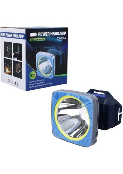Powermaster ZJ-8004 Cob - Power LED Büyük Boy Kafa Lambası