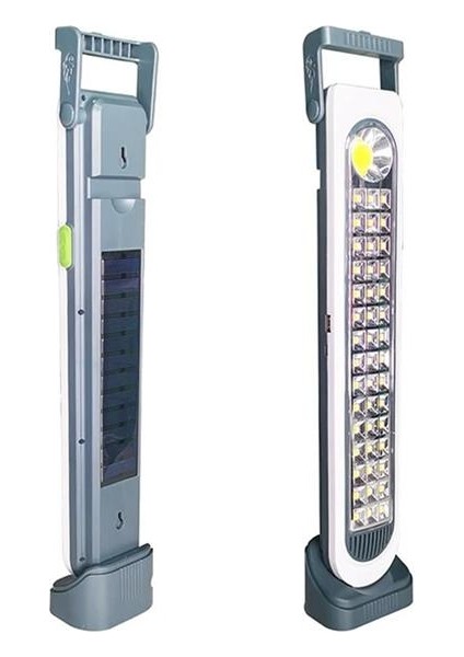 Powermaster Solarlı ve Şarjlı Işıldak 45 Ledli 45W HEL-6855T