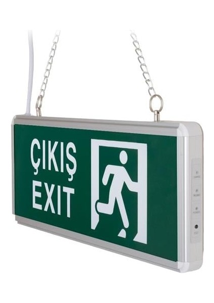 Zmr ZMR-670/Y.00 3W Tek Yön Acil Çıkış Yönlendirme Tabelası - Lambası (38X30X36MM)