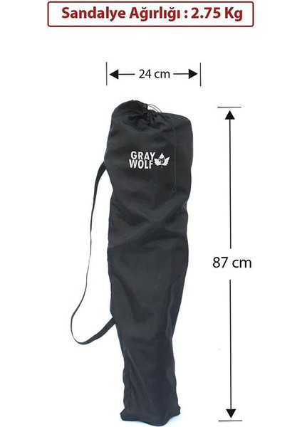 Bardaklı Kamp Sandalyesi - Mor BP200