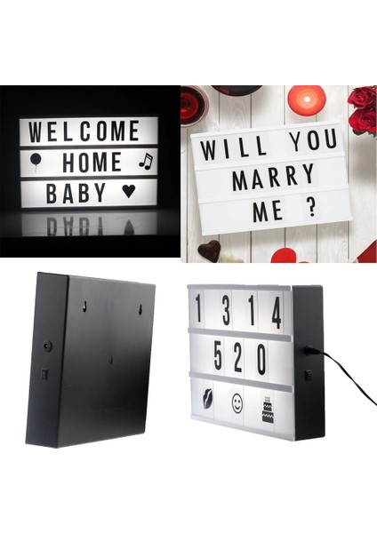 A4 LED Işıklı Yazı Panosu Lightbox
